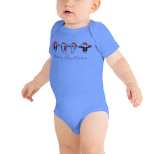 Load image into Gallery viewer, Mooey Christmas Baby short sleeve one piece