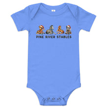 Load image into Gallery viewer, Holiday Horse Play Baby short sleeve one piece