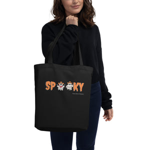 Spooky Western Ghost Eco Tote Bag