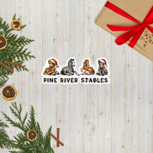 Load image into Gallery viewer, Holiday Horse Play Bubble-free stickers