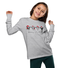 Load image into Gallery viewer, Mooey Chirstmas Youth long sleeve tee