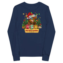 Load image into Gallery viewer, Tongue Tickled Holidaze Youth long sleeve tee