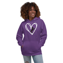 Load image into Gallery viewer, Heart Horse Unisex Hoodie