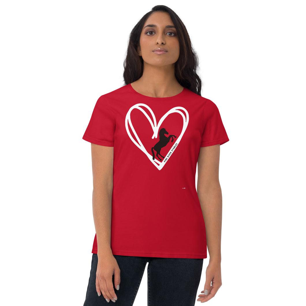 Half heart' Women's Premium T-Shirt